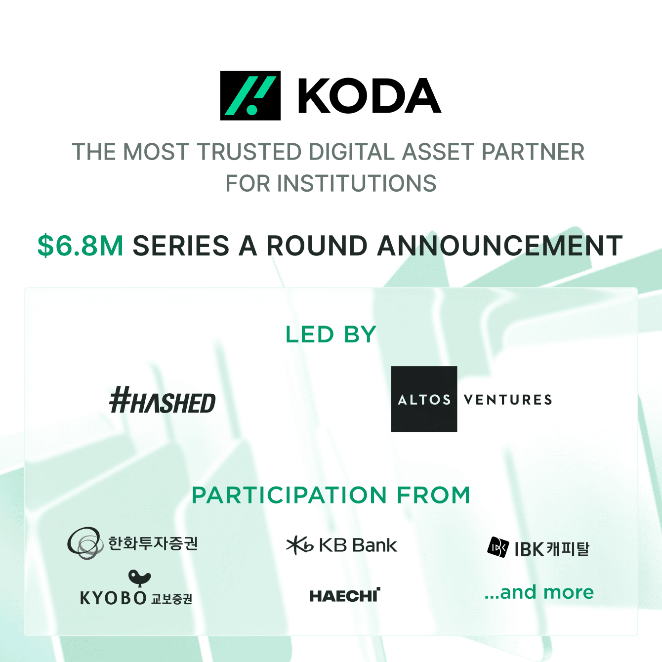Korea Digital Asset(KODA) | Digital Asset Partner for Corporate and  Institutional Investors